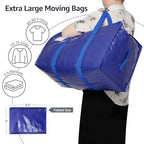 Moving Bags Heavy Duty Extra Large (Blue / 6 Pack)