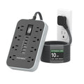 10 FT Power Strip Extension Cord Surge Protector (03-10FT)