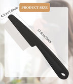 Dandruff Comb Removal 0.5mm Metal Fine Tooth Scalp Detox Hair Care Tool 1PC (1PC Black)