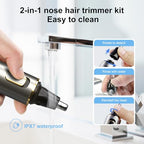 Nose Hair Trimmers for Men (Grey)