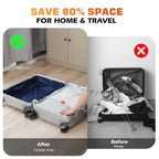 15 Combo Vacuum Storage Bags for Travel with Wireless Pump (15 Combo Set)