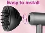 New Wave+Curl Diffuser Nozzle for Dyson Supersonic Hair Dryer HD01 HD02 HD03 HD04 HD08 HD15 HD16 Accessories, Attachemnt Parts No 973924-01, One Tool Two Mode for Wavy Curly or Coily Hair