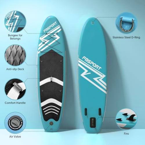 11' Premium Stand Up Paddle Board (Lake Blue)