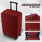 Travel Luggage Cover (Claret / 19-21 inch)