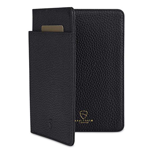 KENSINGTON Passport Holder for Travel (One Size / Matt Black)