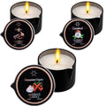 3 Pack Low Temperature Massage Oil Candle Set