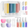 21 Pack Travel Bottles for Toiletries (Yellow)
