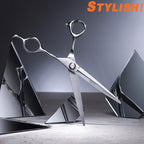 High end Professional Extremely Very Sharp Barber Hair Cutting Scissors Hairdresser Shears For Hair 6.5 Inch Haircut Scissor Made Of Stainless Steel Alloy For Hairdressing Salon and Home Use (Sword Shears / 6.5 Inch)