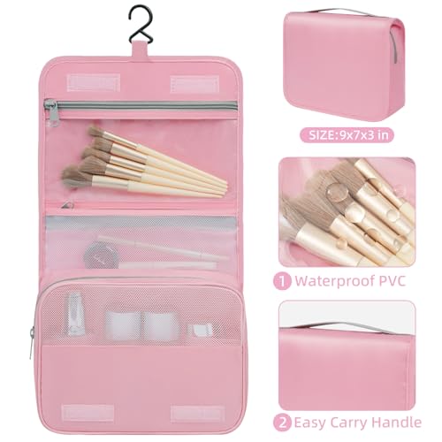 8 Set Packing Cubes Various Sizes Packing Organizer for Travel Accessories Luggage Carry On Suitcase (08-Pink / 8 Set-middle Mesh)