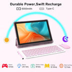 Android 16 Tablet 10 Inch (Pink)