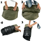0 Degree Sleeping Bag for Adults (0F-84" x 40" Left Zip / Green)