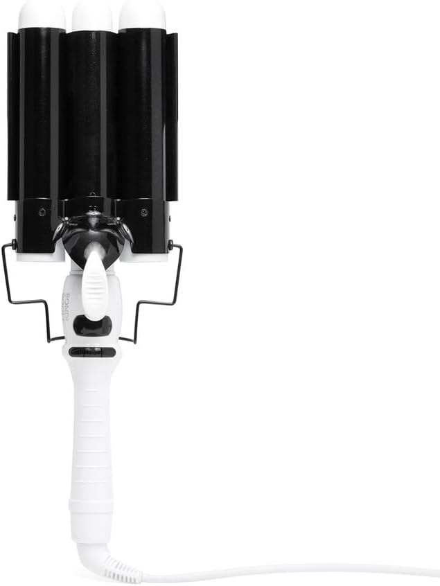 BONDIBOOST Wave Wand Hair Curling Iron Wand [32 mm], 1.25 Inch Ceramic Tourmaline Triple Extra Large Barrels + Long Lasting, Natural Looking Waves + Instant Heat Up for Fast Styling