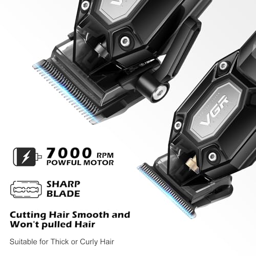 Professional Hair Clippers for Men (Black)