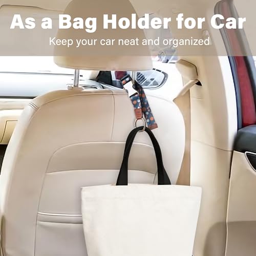 Travel Carry Strap with Ring Hooks and Buckle (Floral Garden)