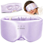 3D Silk Bluetooth Sleep Mask (Dark Purple)