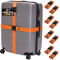 Heavy Duty Luggage Straps for Suitcase (Orange)