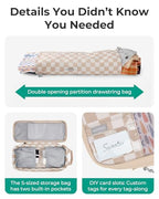 6 Set Compression Packing Cubes for Travel (Weekend Check / Set of 6)