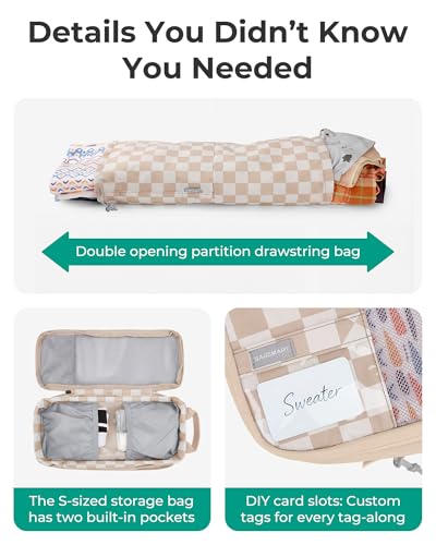 6 Set Compression Packing Cubes for Travel (Weekend Check / Set of 6)