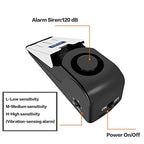 Upgraded 2 in 1 Portable Door Stopper Floor Wedge Security Alarm Loud 120db Entrance Alert Door Stop Alarm for Travel Home Apartment House (3 Pack)