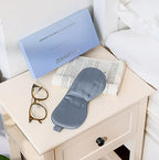 Sleep Mask 100% Mulberry Silk (Misty Blue)