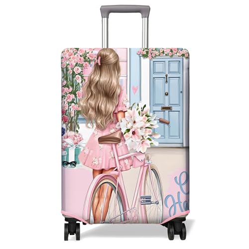 Travel Luggage Cover Suitcase Protector Fits 18 (Travel-3 / M(22-24in))
