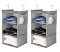 3 Tier Shelf Hanging Closet Organizer (Grey2)