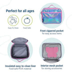 Kids Insulated Lunch Box (9.75 x 7 x 3.25 inches / Mermaid Scales)