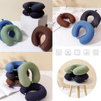 Travel Neck Pillow Cover (Green)