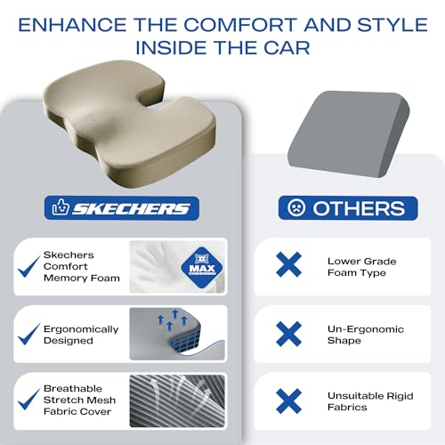 Memory Foam Seat Cushion (Beige)