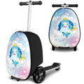 Scooter Suitcase for Kids (Large / Light Blue)