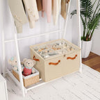 Shoe Organizer for Closet (Jute / Large(20.87''L x 16.54''W x 13.5''H))