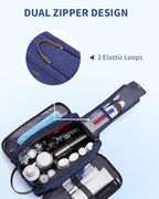 Travel Toiletry Bag for Men (L, Blue / Large)