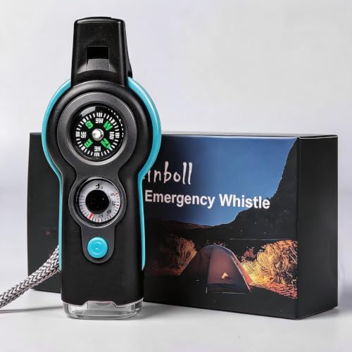 Emergency Survival Function Whistle (blue&black2pcs)
