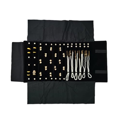 Travel Jewelry Case (Black (2+6+6))
