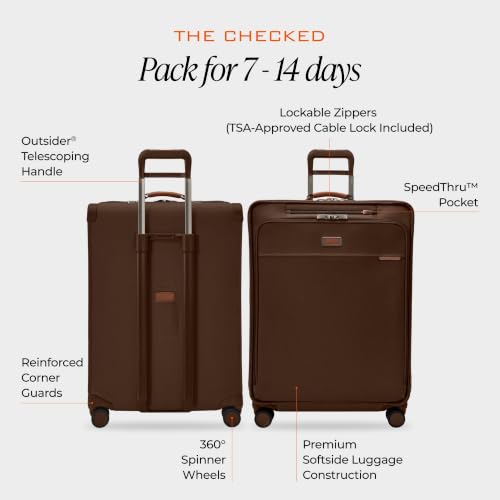 29" Large Expandable Spinner (Chocolate / 29" Checked)