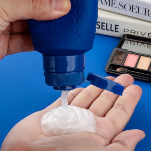 Travel Bottles for Toiletries (Navy / 6 Ounces)