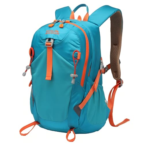 Hiking Backpack 30L Foldable Travel Daypack For Women Men (Lake Blue / 30L)