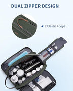 Travel Toiletry Bag for Men (L, Green / Large)