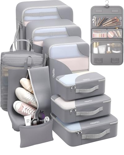 Packing Cubes for Travel (04 Gray)