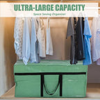 4 Pcs 66 Gallon Extra Large Moving Bags Heavy Duty Storage Bag (66 Gallon / Teal)