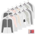12Pack Short Garment Bags (24" x 32" 12 Pack / Translucent)