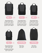 Compression Packing Cubes (Power Black)