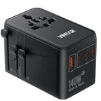 Universal Travel Adapter (140W Black)