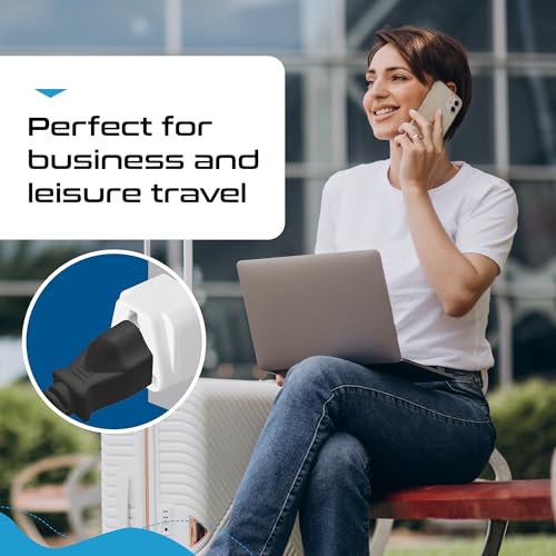 South Africa Travel Plug Adapter (Pure - White)