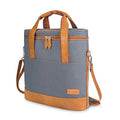 3 Bottle Wine Cooler Bag Carrier for Travel (Grey 2)