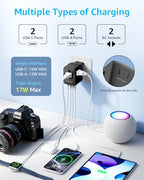 Pro” Universal Travel Adapter 2 USB (2C+2A 17W / Black)