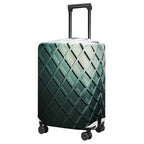 Travel Luggage Cover Suitcase Protector Fits 27 (Dark Grid / L)