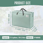 Heavy Duty Moving Bags (Light Green / 27 Gallon-4 Pack)