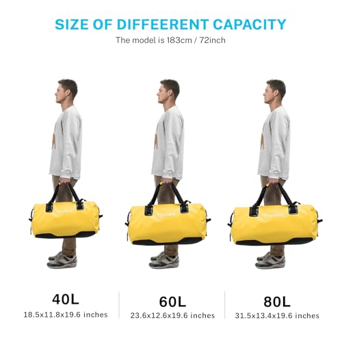 Waterproof Duffel Bag (Yellow / 60L)