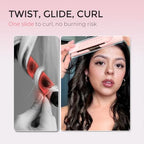Airflow 2.0 Curling Iron Flat Iron (Pink)
